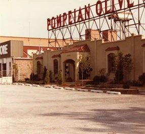 The original Pompeian Olive Oil building on Pulaski Highway, Baltimore
