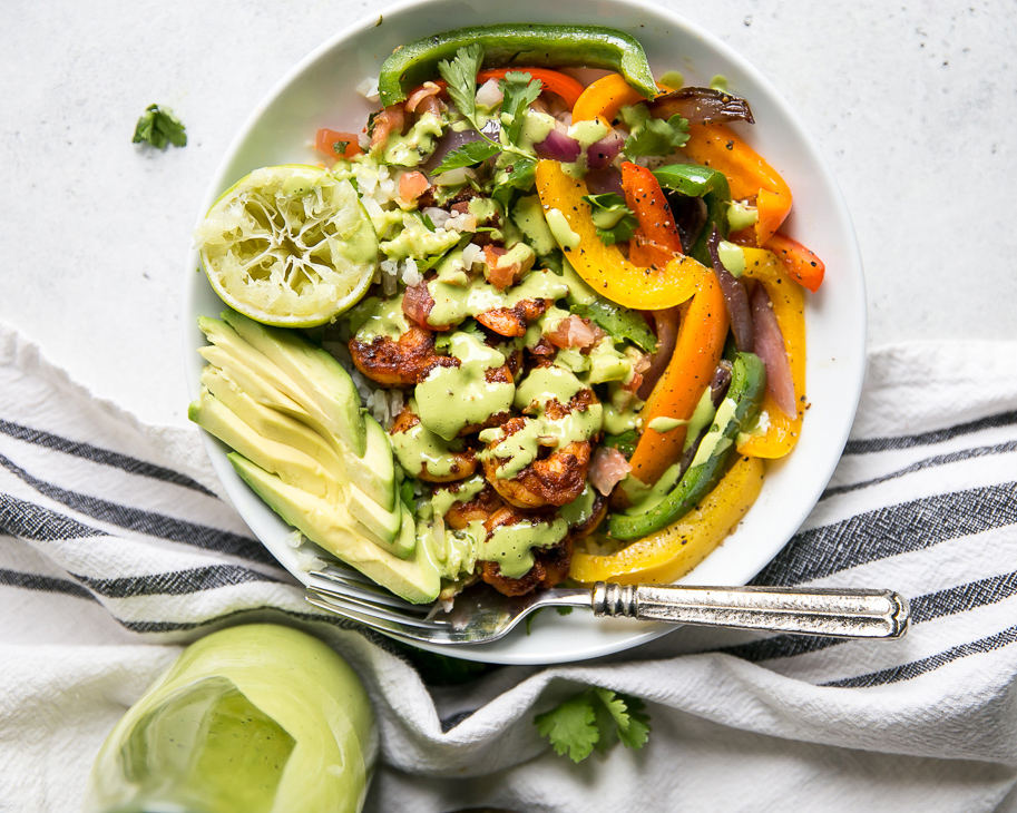 Shrimp Fajita Bowls