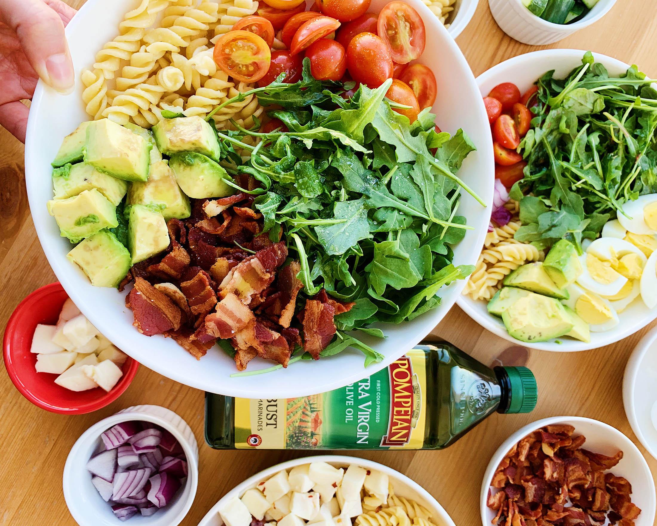 Avocado BLT Pasta Salad