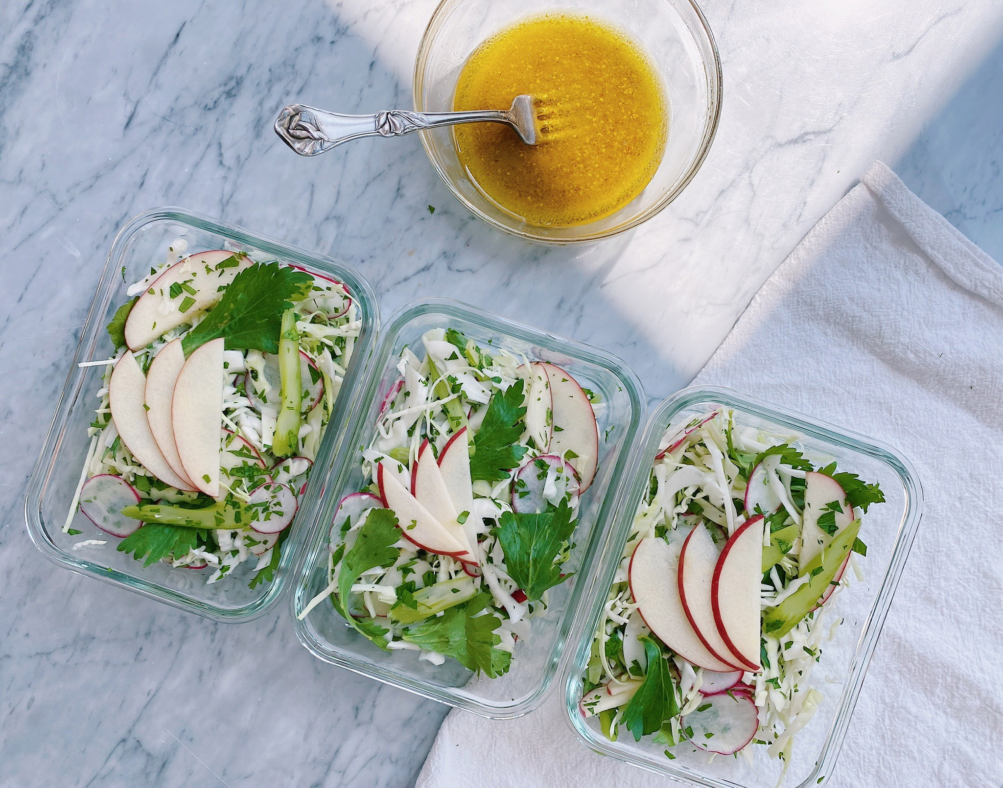 Herbed Maple Mustard Slaw - Pompeian