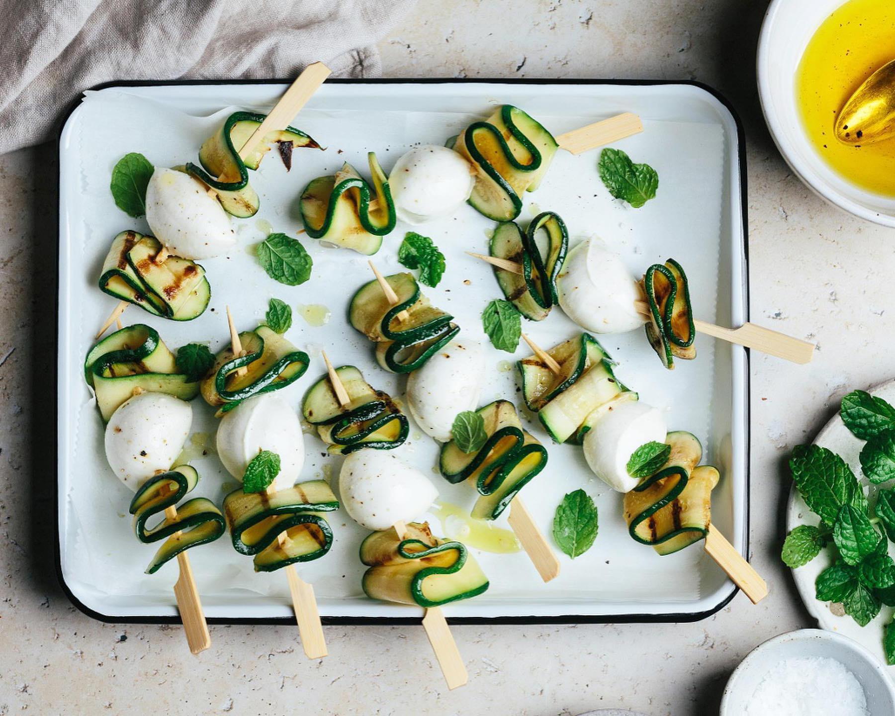 Charred Zucchini with Mozzarella 5 hero