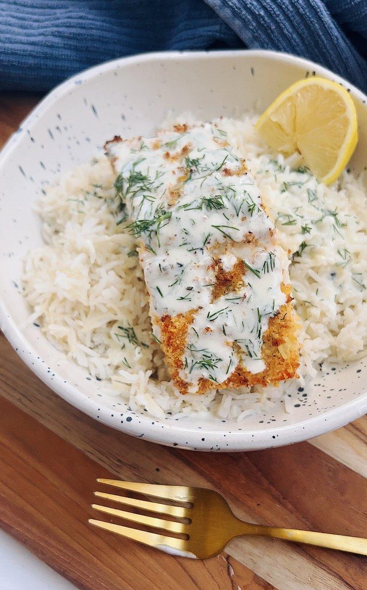 Parmesan Dill Crusted Salmon