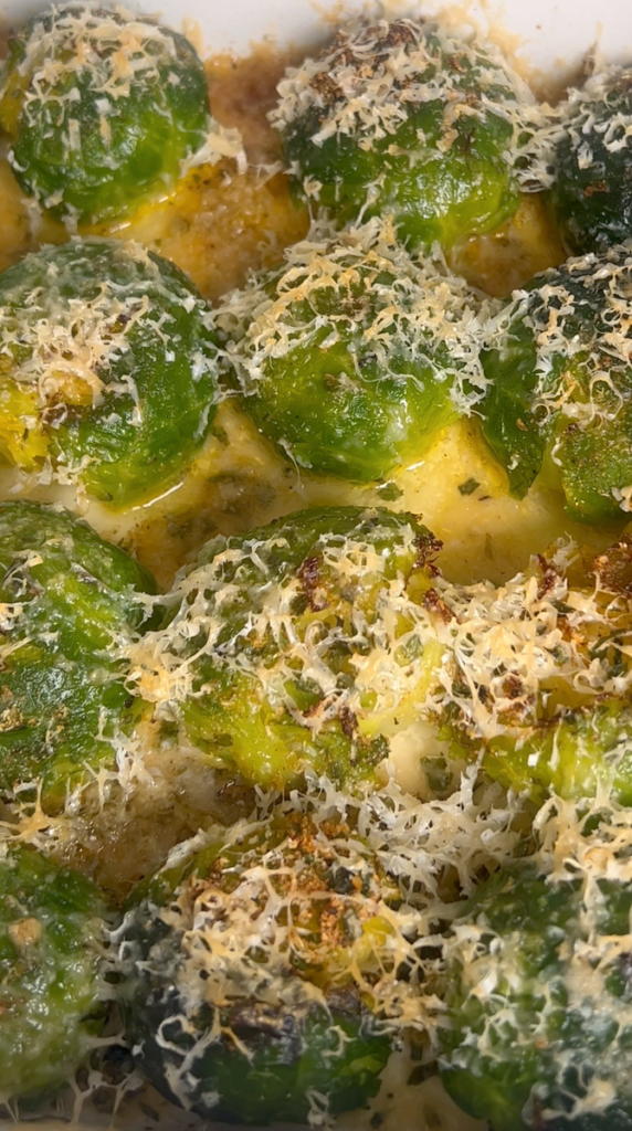 Parmesan Roasted Brussels Sprouts - Pompeian